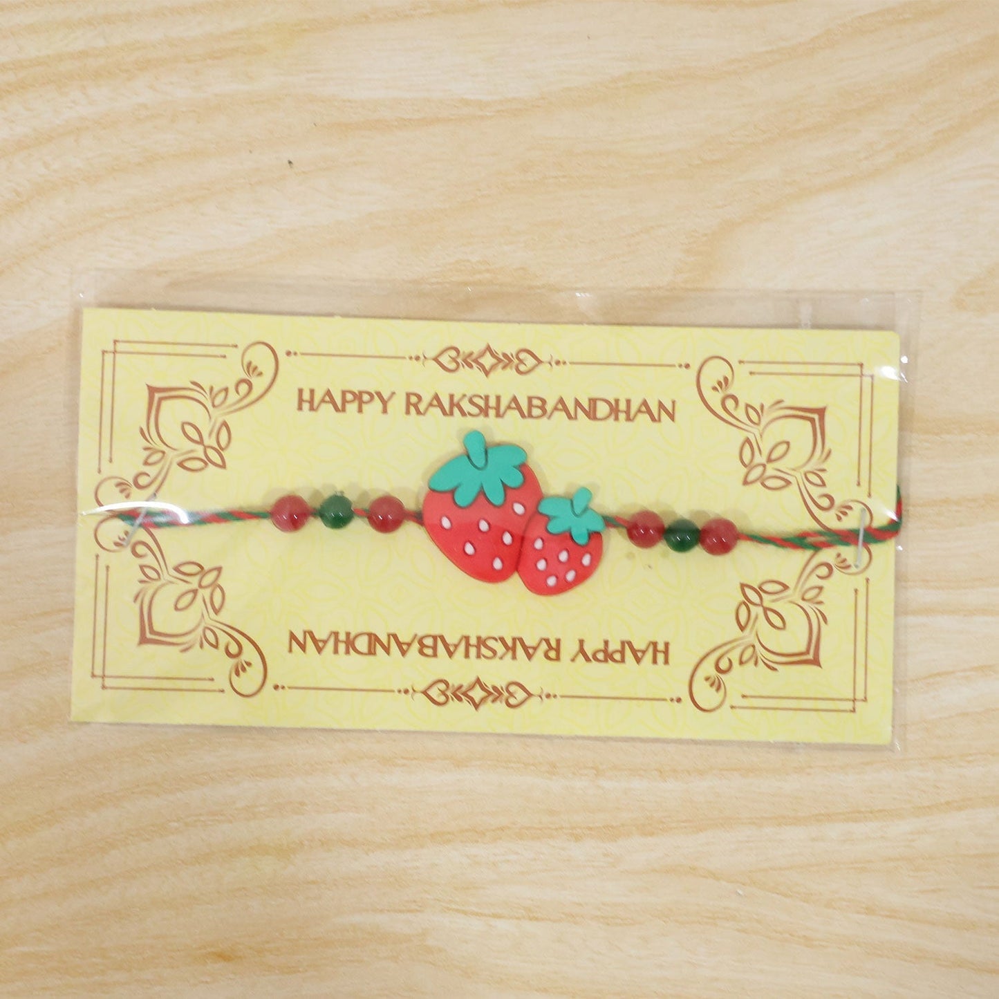 Strawberry Kids Rakhi Cute Cartoon Pattern for Brother (10pcs)