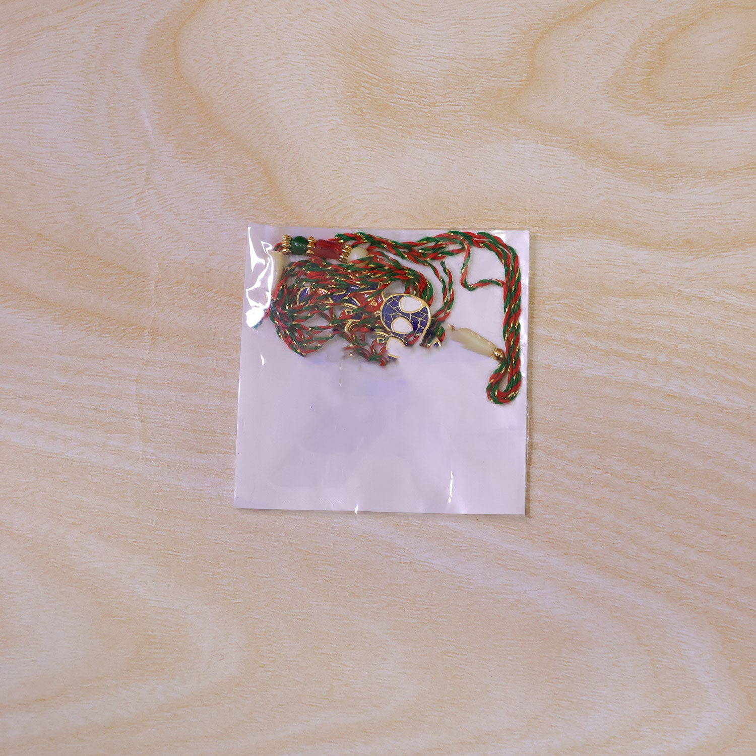 Spider-Man Character Rakhi with Red Blue Beads and Fun Festive Brother Gift Styling