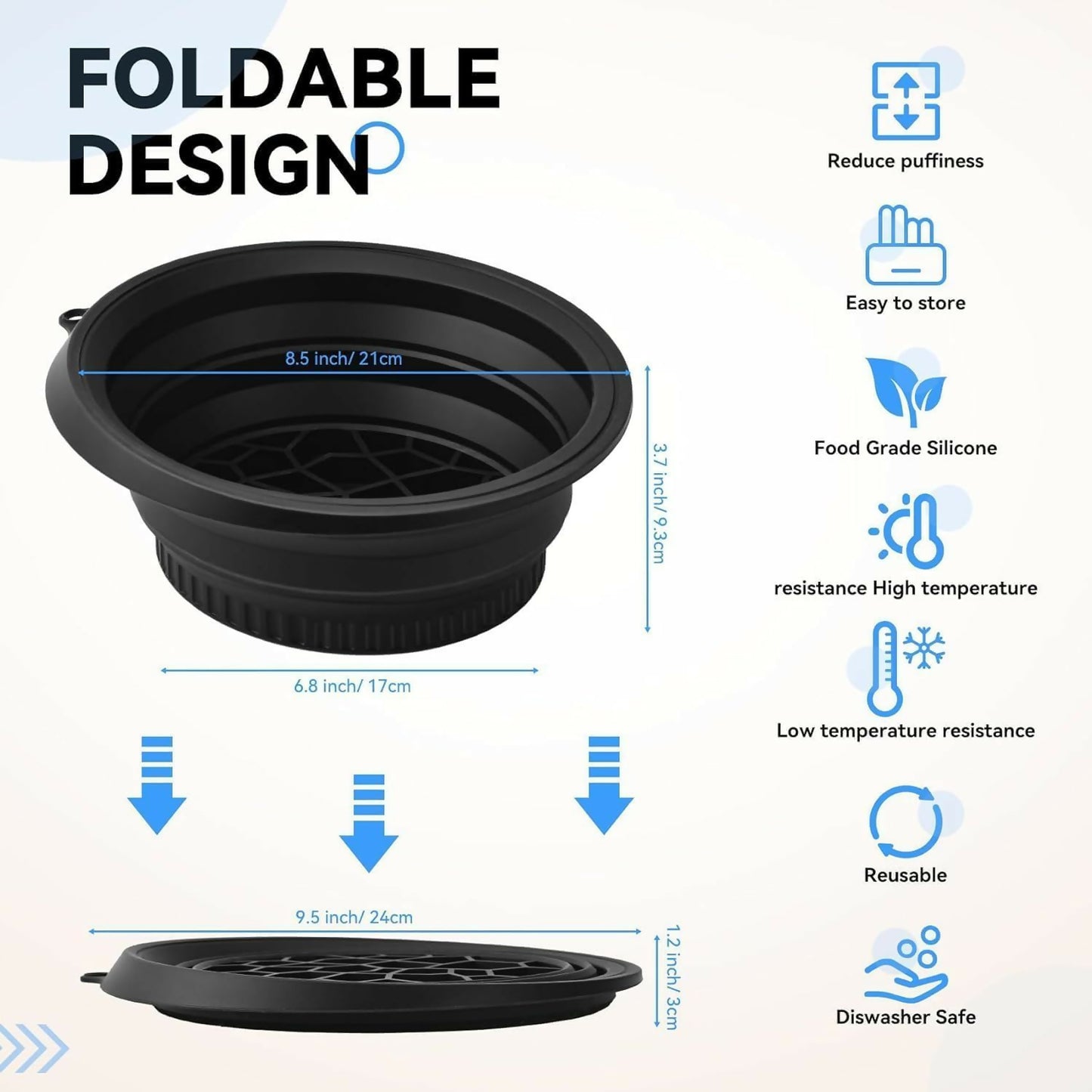 DeoDap Silicone Face Ice Bowl - specs