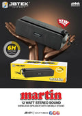 Bluetooth Speaker Martin 12W - Powerful Stereo Sound & 6H Playtime