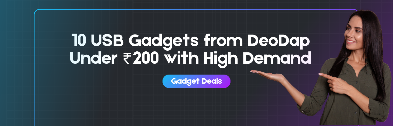 10 USB Gadgets from DeoDap Under ₹200 with High Demand