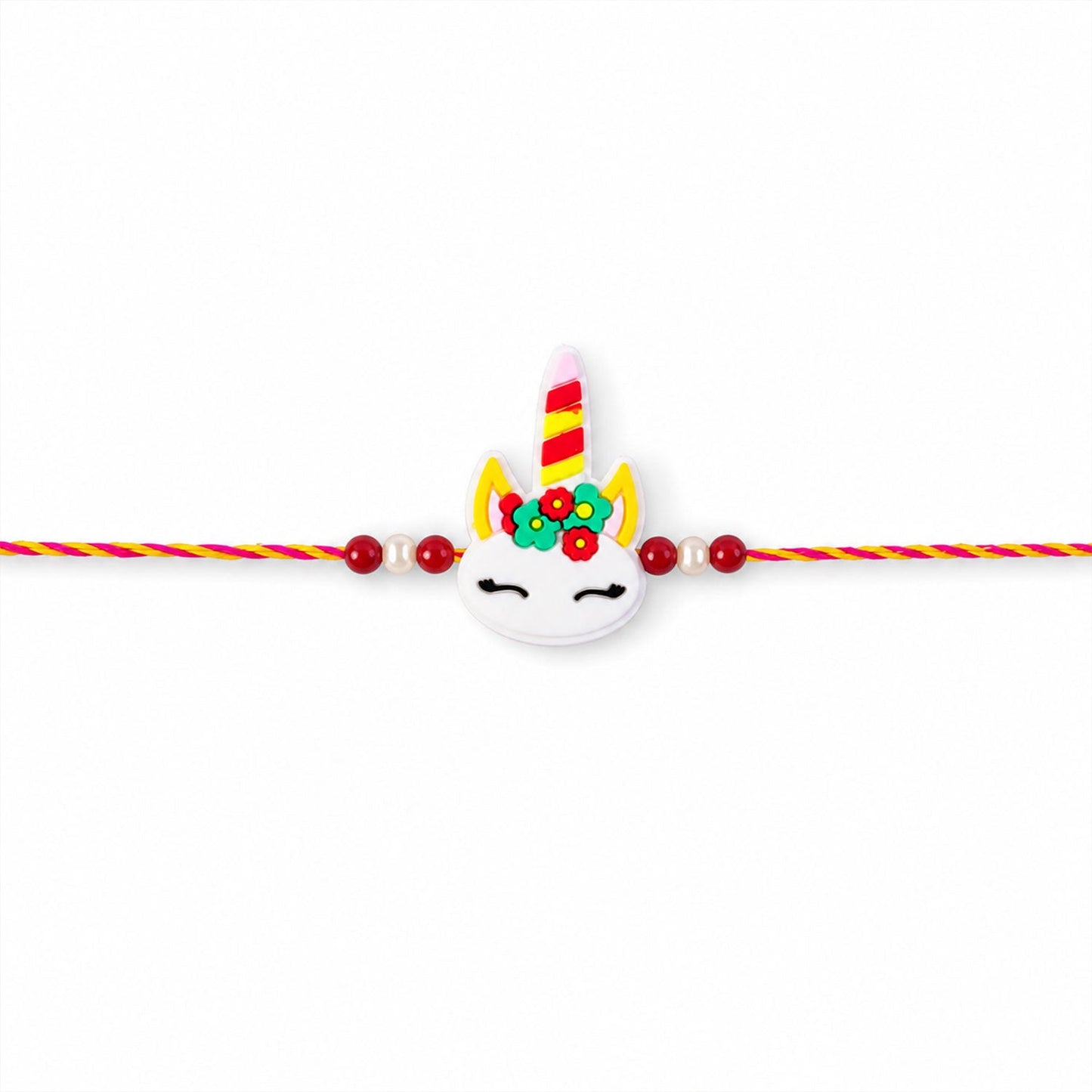 Unicorn Rakhi for Brother Beaded Designer Raksha Bandhan Thread (5pcs)