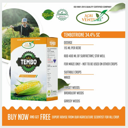 AgriVenture TEMBO ( Tembotrione 34.4% SC ) (230Ml)