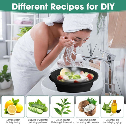 DeoDap Silicone Face Ice Bowl - scale