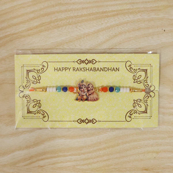 Radha Krishna Rakhi – Divine Love and Blessings for Brother
