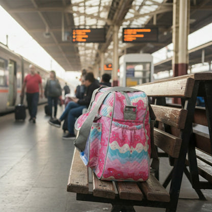 Mother Bag Diaper Bag One Shoulder Baby Bag Women Travel Handbag for Baby Nursing Mummy Maternity Printed Nappy Bag (Multicolor)