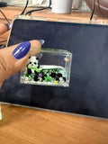 Mini Panda Liquid Glitter Paper Weight – Cute Desk Organizer