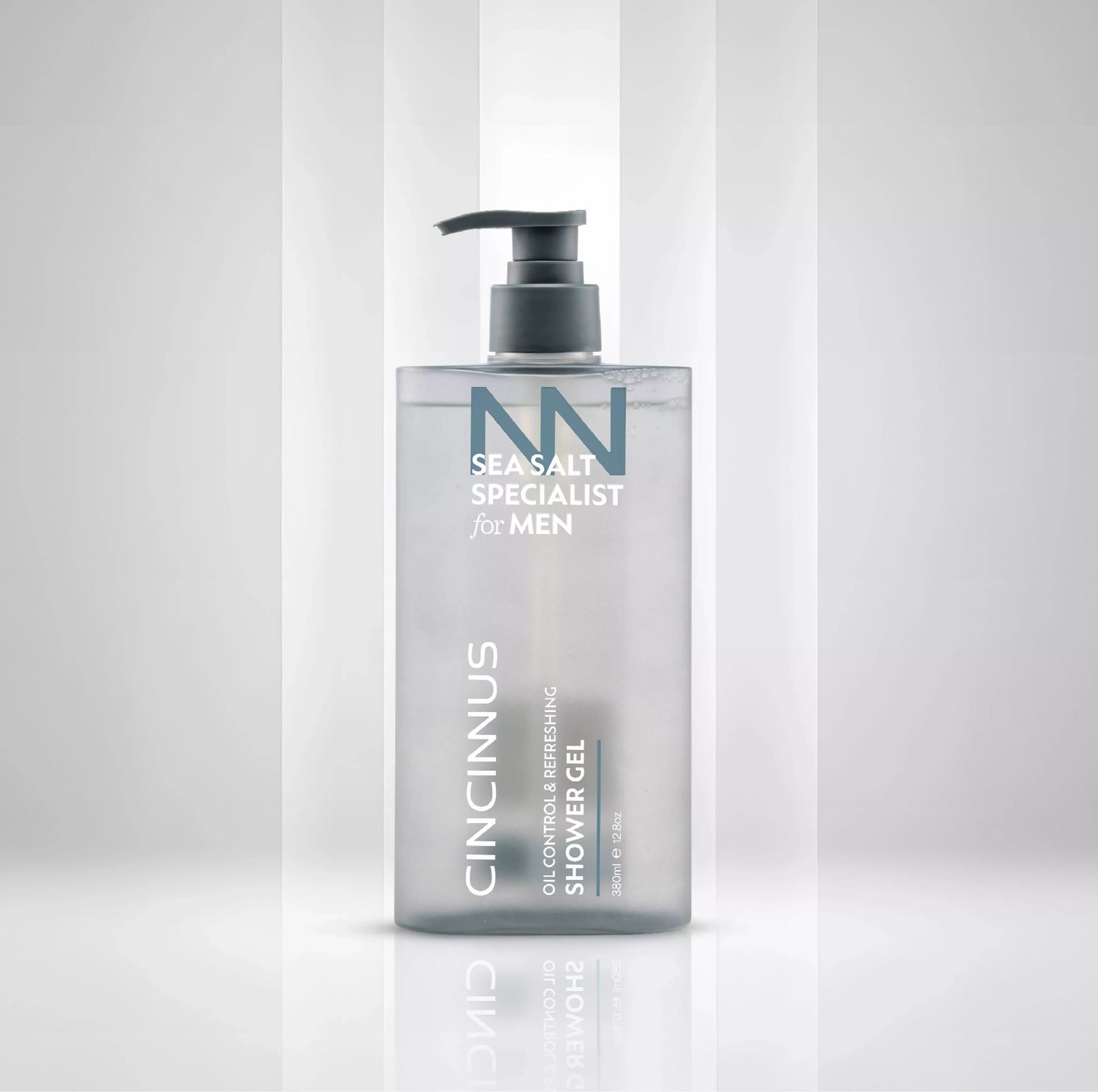 Sea salt infused refreshing shower gel for oil control and deep cleansing