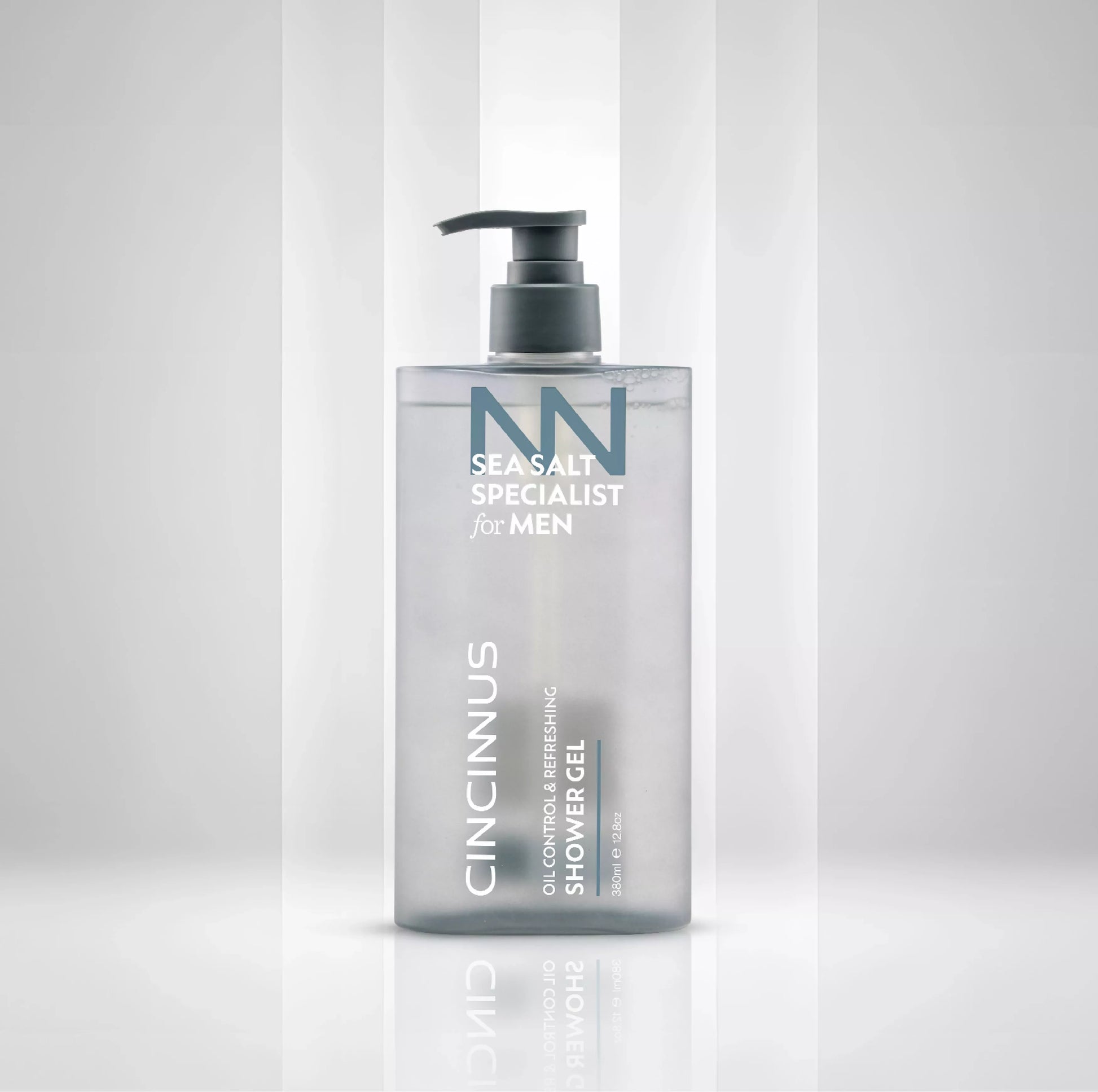 Sea salt infused refreshing shower gel for oil control and deep cleansing