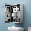 Wall Mounted Mirror Cabinet with Storage – Modern Bathroom Organizer