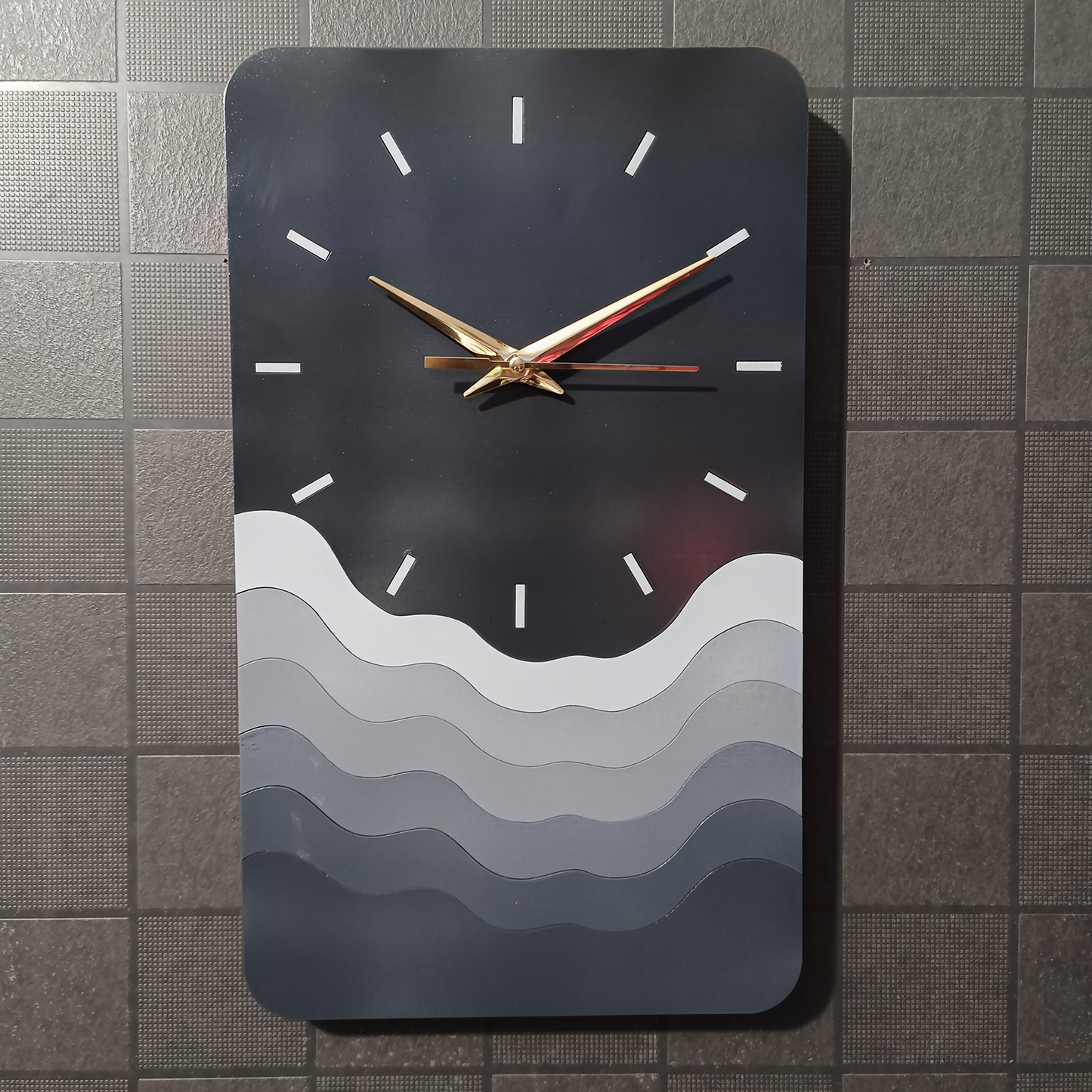 Rectangle Wave Clock 7