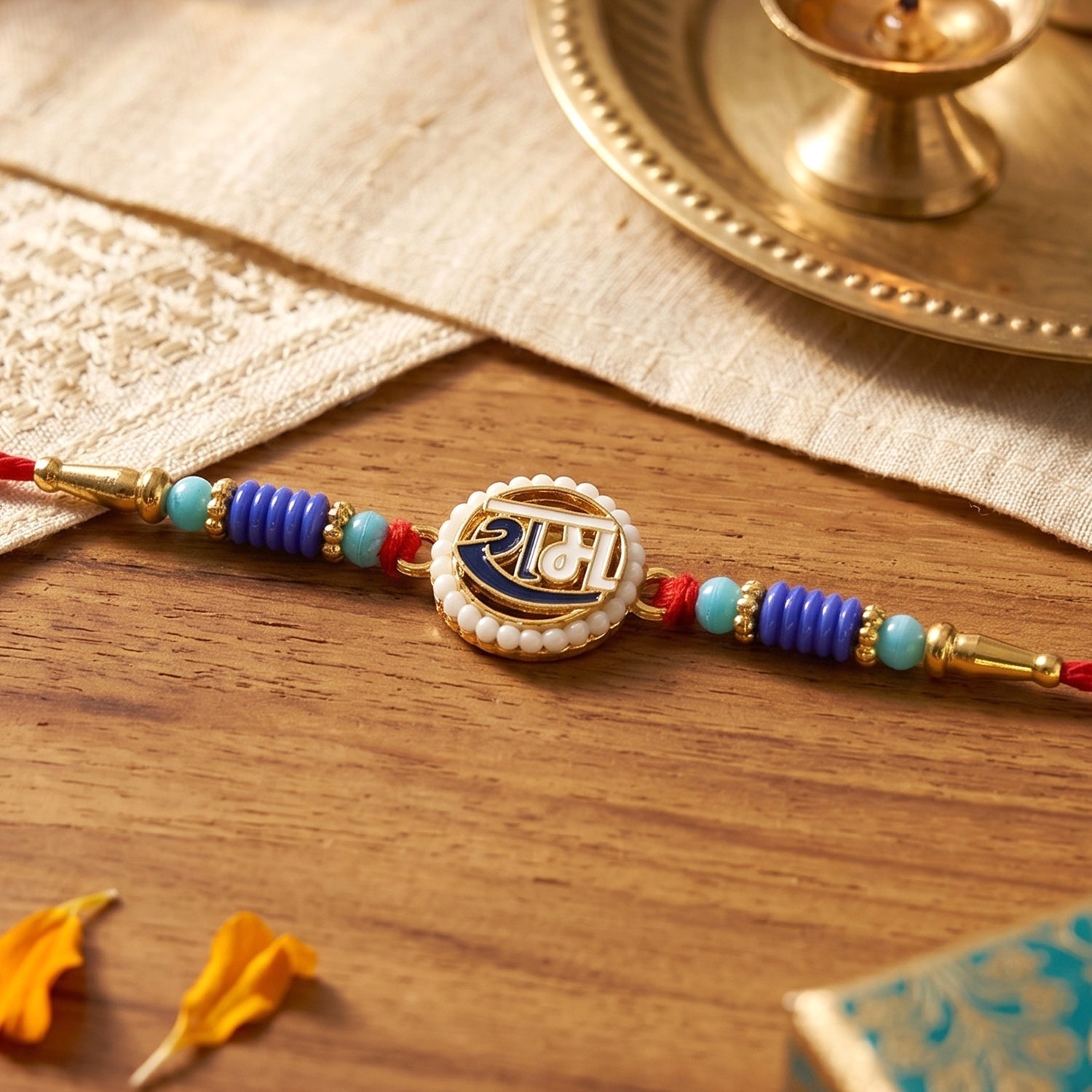 Ram Naam Devnagari Rakhi Traditional, Stylish & Comfortable (5pcs)