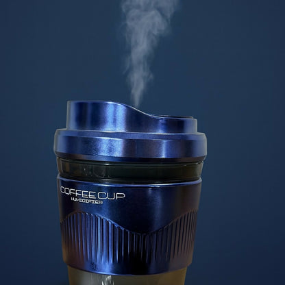 USB Coffee Cup Mini Humidifier 200ml Portable Cool Mist for Car & Desk