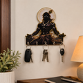 Stylish Spiritual Wall Mounted Key Holder with 5 Hooks for Home & Office
