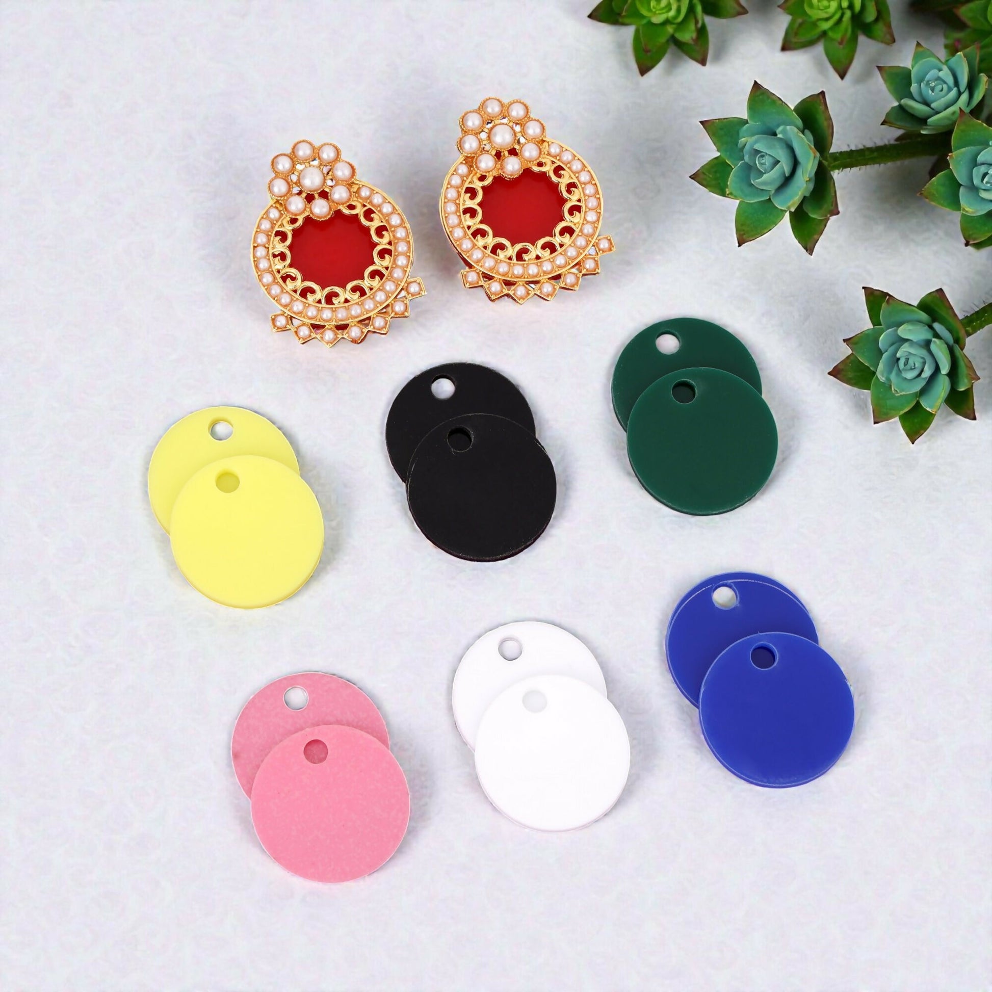 Jhumka Adjustable Earrings with 7 Colour