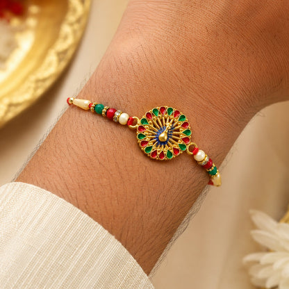 Vinayak Vrat Rakhi Divine Protection & Blessings for Brothers (10pcs)