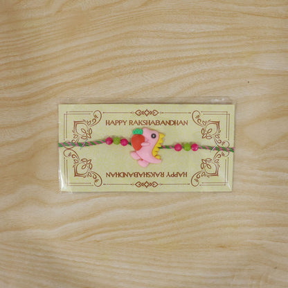Seahorse Character Kids Beaded Thread Rakhi for Brother (10pcs)
