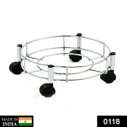 118 Stainless Steel Gas Cylinder Trolley DeoDap