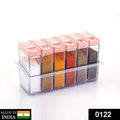 Plastic Spice Jars – Airtight 6-Piece Multicolor Set | Tidy Table