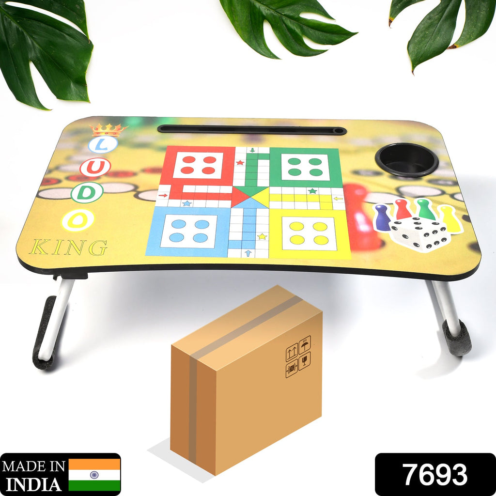 Multipurpose Ludo Foldable study table with ludo goti