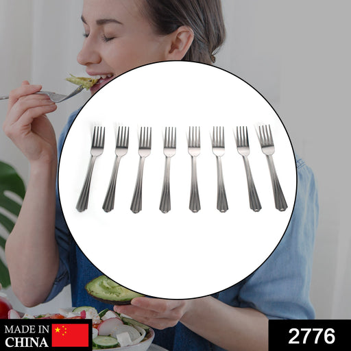 2776 Dinner Fork for home and kitchen. (set of 8Pc) DeoDap