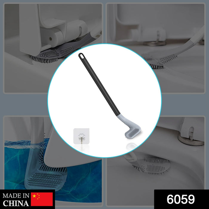 6059 Golf Toilet Cleaner Brush  & Magic Sticker Holder DeoDap