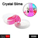 crystal slime in bright colors and textures.