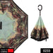 0233 Printed Travel Windproof Umbrella (Reverse Umbrella) DeoDap