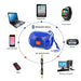 6155 Wireless Rechargeable Portable Premium DJ Bass Multimedia Speaker DeoDap