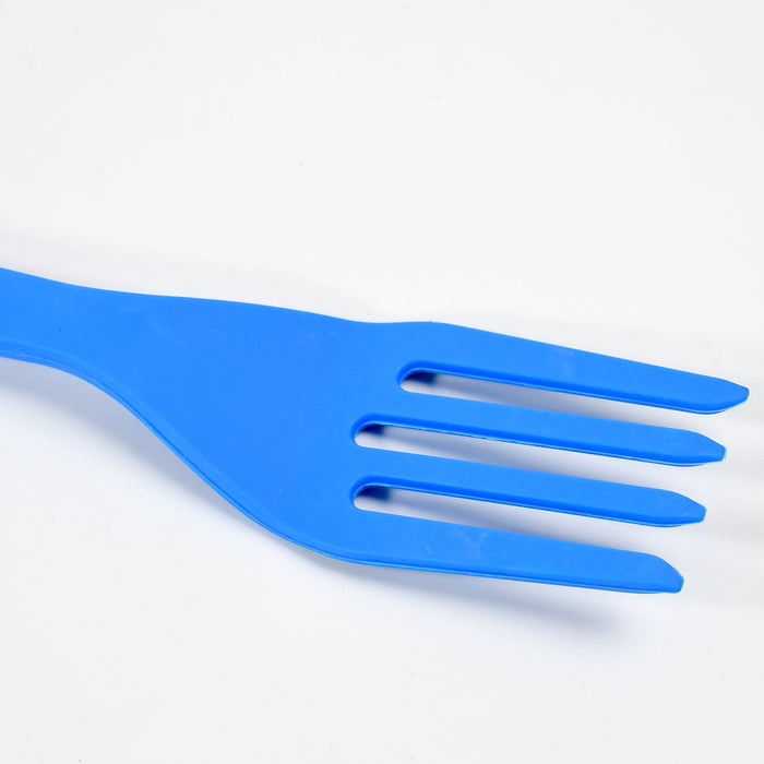 5380 BENDABLE KIDS SILICONE HANDLE FORK | CHILDREN PLASTIC BABY FORK ( 1pc ) DeoDap