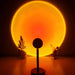 6423 4 Colors Sunset Lamp, Sunset Projection Lamp LED Night Lights DeoDap