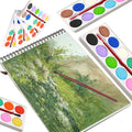 Watercolor Kit – 12 Shades & Paint Brush Set | Colorful Creations