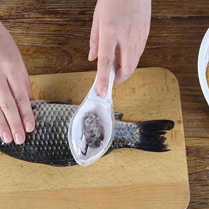 2371 Fish Scale Scraper Peeler Fish Tools Kitchen DeoDap