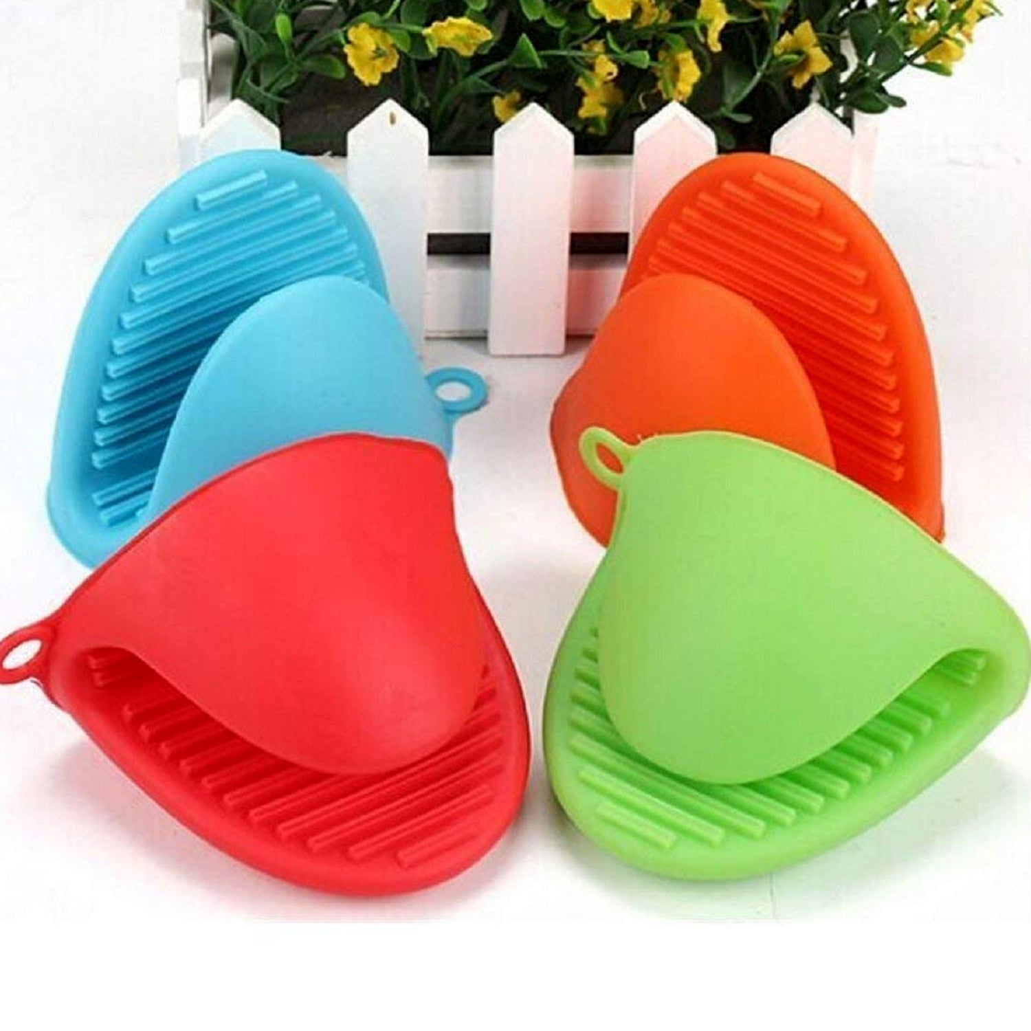 Silicone heat-resistant potholder for cooking and baking