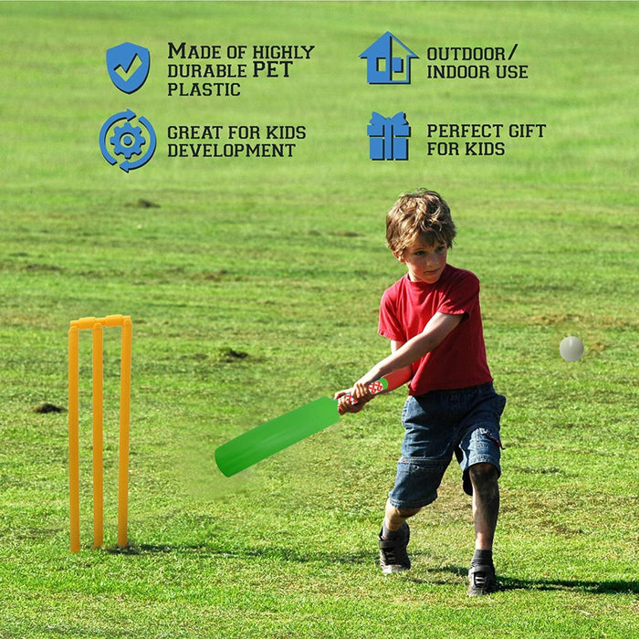 8022 Plastic Cricket Bat Ball Set for Boys and Girls DeoDap