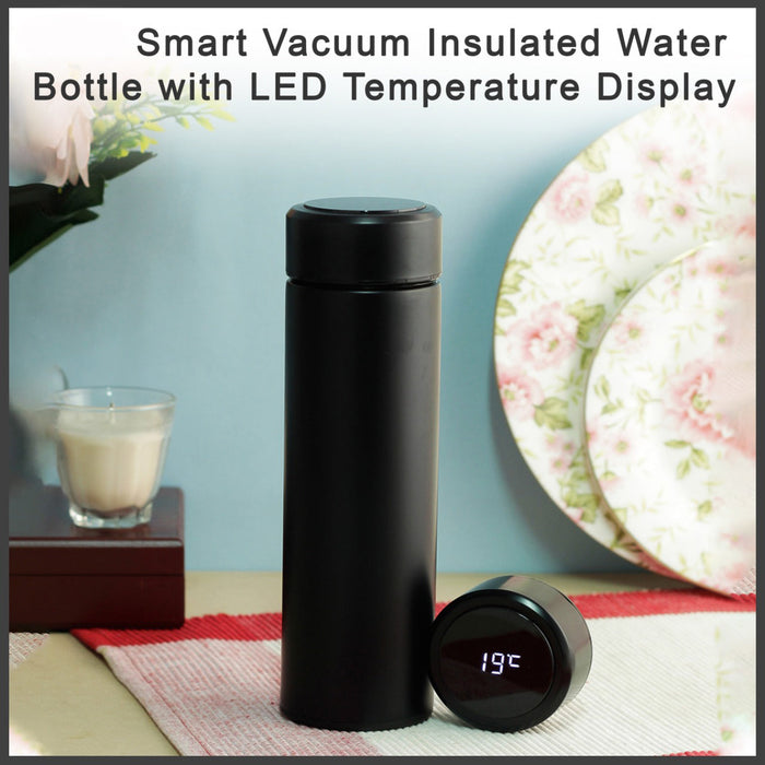0726B Double Stainless Steel Wall Smart Flask Water Bottle ( B Grade ) DeoDap