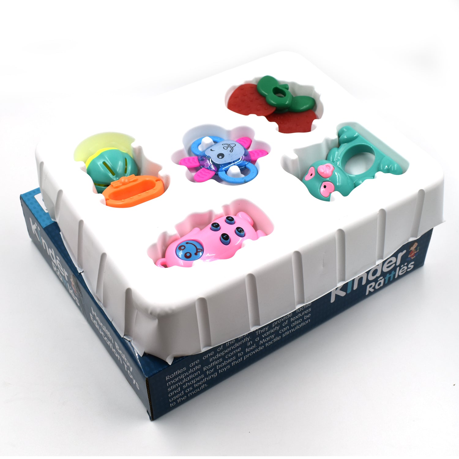 Baby Rattles Set – Safe Infant Sensory Play Toys