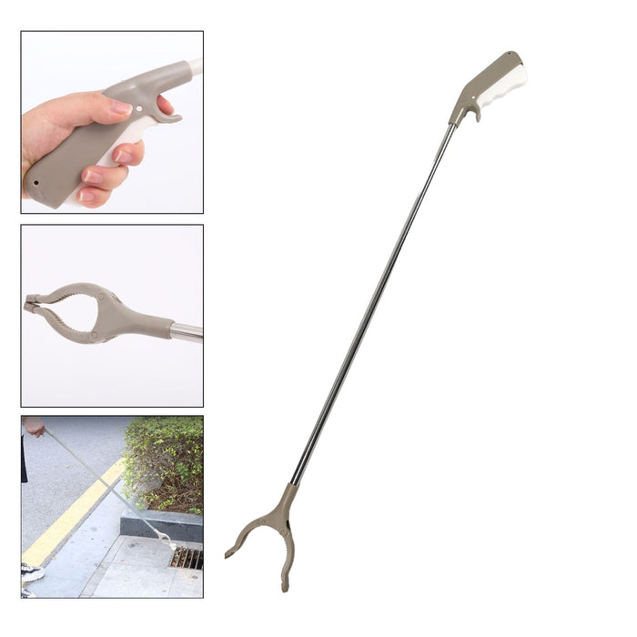 7534 GARBAGE LIFTER TOOL KITCHEN PICKER CLAW PICK UP RUBBISH HELPING HAND TOOL GARBAGE PICKER FLEXIBLE LIGHTWEIGHT TOOL DeoDap