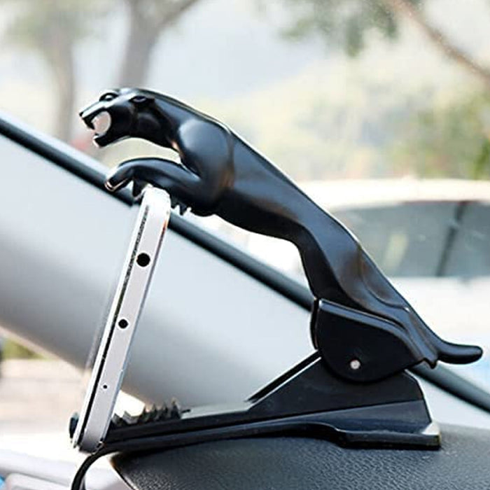 6469 Jaguar Leopard Shape Plastic Phone Clip, Mobile Phone Holder For Car Use DeoDap