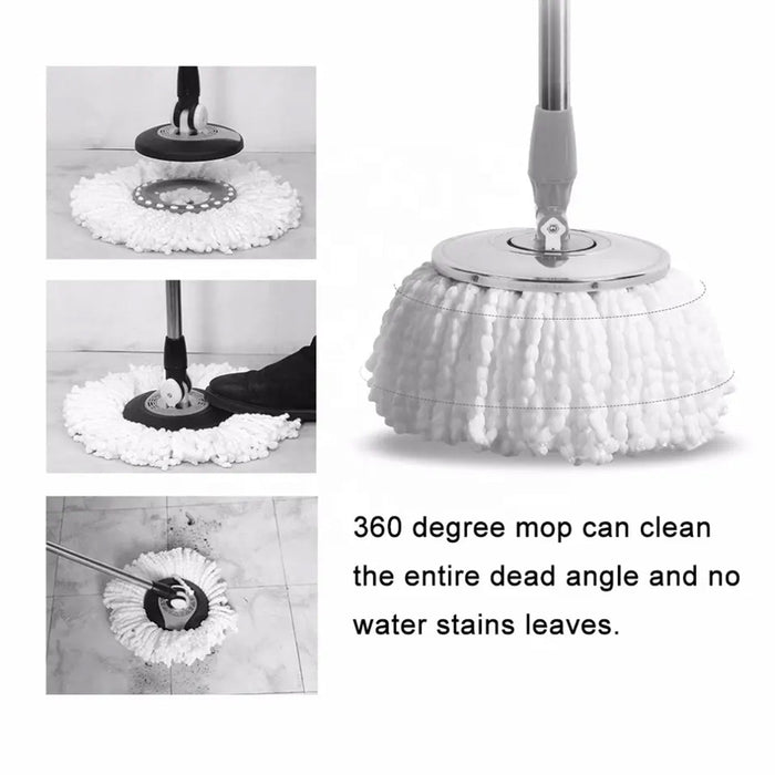 1114  Polyester Mop Head Refill Easy to Replace & Easy To use Premium Refill For All Type Mop Use DeoDap