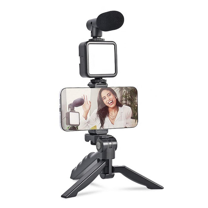 6054 Vlogging Kit for Video Making with Mic Mini Tripod — DeoDap
