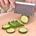 2007A Stainless Steel Vegetable Salad Chopping Knife Crinkle Cutters, DoeDap