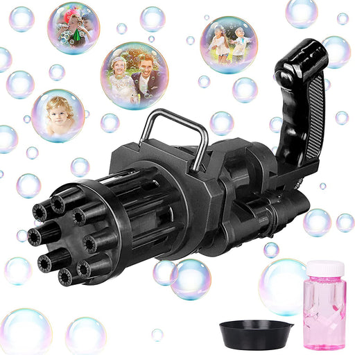 8028  8-Hole battery operated Bubbles Gun Toys for Boys and Girls Deodap