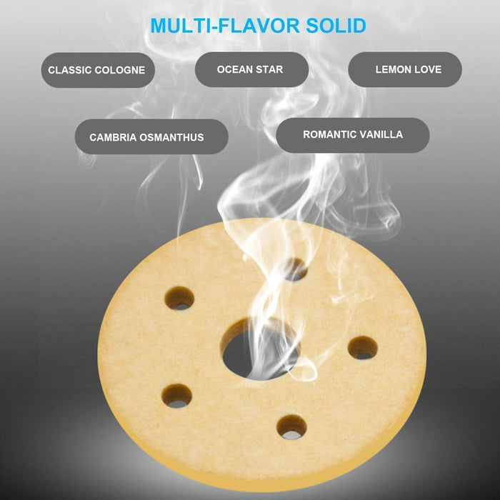 6319 Solar Power Car Aroma Diffuser 360°Double Ring — DeoDap