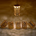 Jhoomer Chandelier – Antique Golden Metal Hanging | Styleva