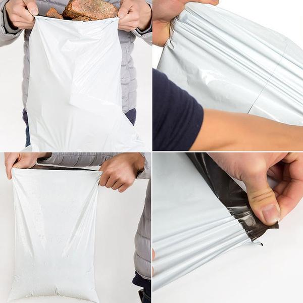 0929  POD pouch Secure Tamper Proof Courier Bags,100 pcs (14 x 16 Inch) DeoDap