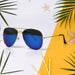 7701 classic Sunglasses for Men & Women, 100% UV Protected, Lightweight DeoDap