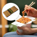 2908 10pair Chopsticks Set Lightweight Easy to Use Chop Sticks with Case for Sushi, Noodles and Other Asian Food DeoDap