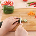 Bamboo Chopping Board – Thick Wooden with Holder | Cisora