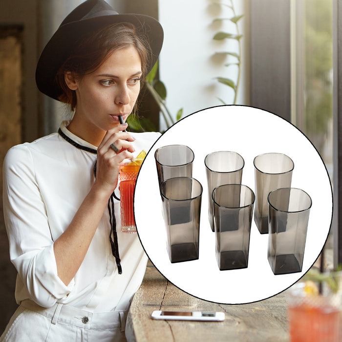 Premium 100% UNBREAKABLE Water Juice Drinking Glasses Set For Kitchen glass  Set Glass Set (300